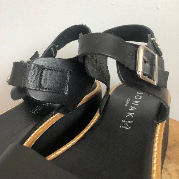 Jonak Paris Black Platform Sandals - Picture 6 of 6
